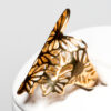 Anillo de Acero Inoxidable Mariposas - Modelo AX013 2