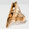 Anillo de Acero Inoxidable Mariposas - Modelo AX013 3